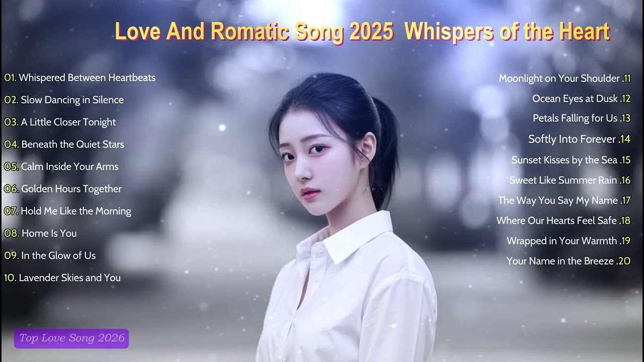 Whispers of the Heart Relaxing Music |  Love And Romantic English Song 2026