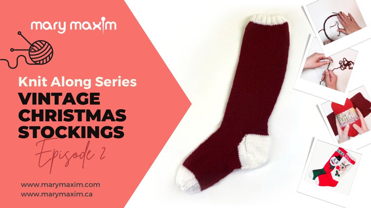 How to Knit a Vintage Christmas Stocking | Knit Along Part 1