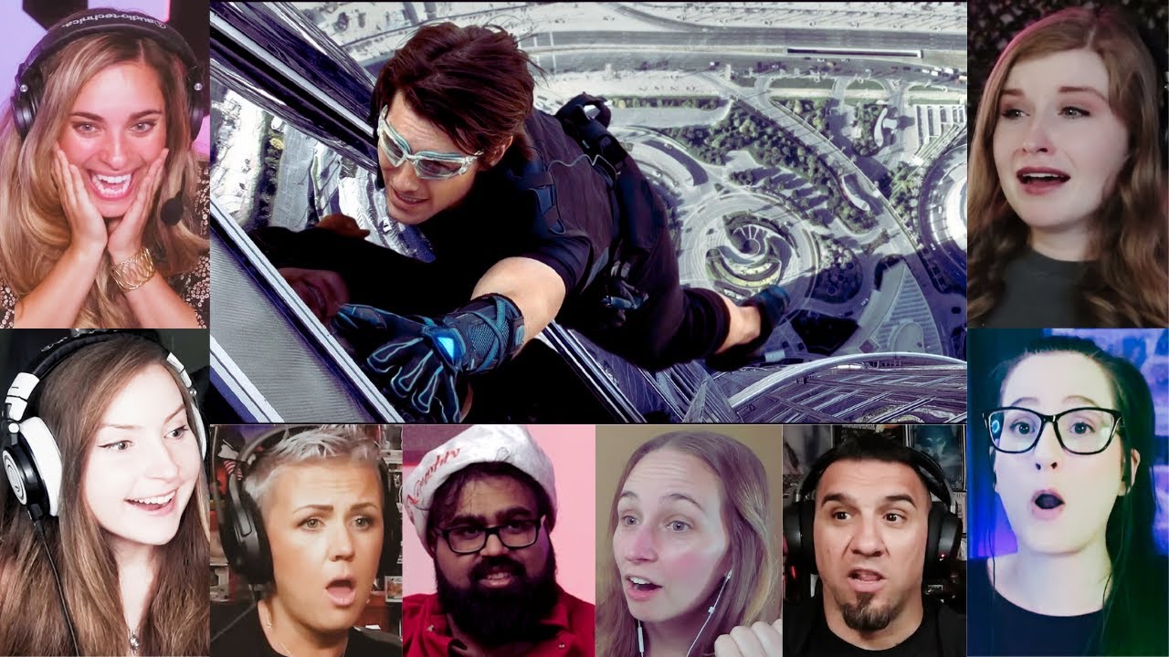 The Burj Khalifa Scene l Mission Impossible : Ghost Protocol (2011) l YouTubers React