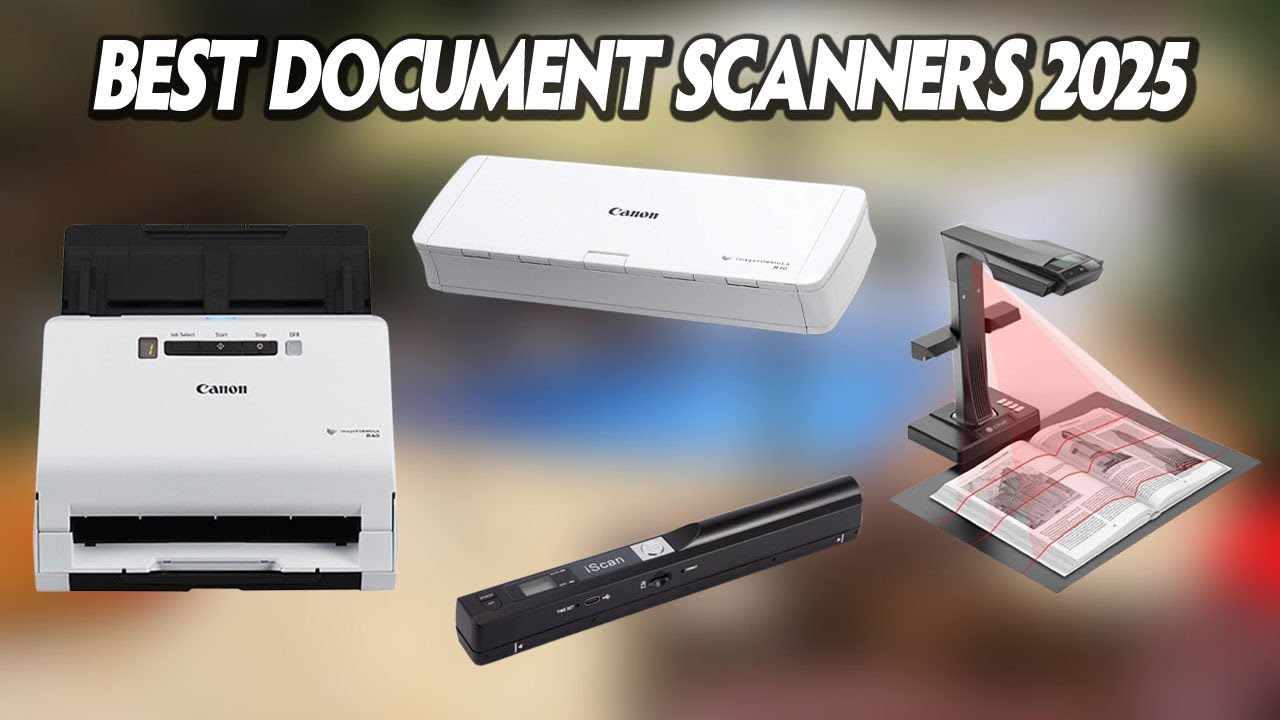 Top 5 Best Document Scanners 2025 🏆 Which Brand is The Best