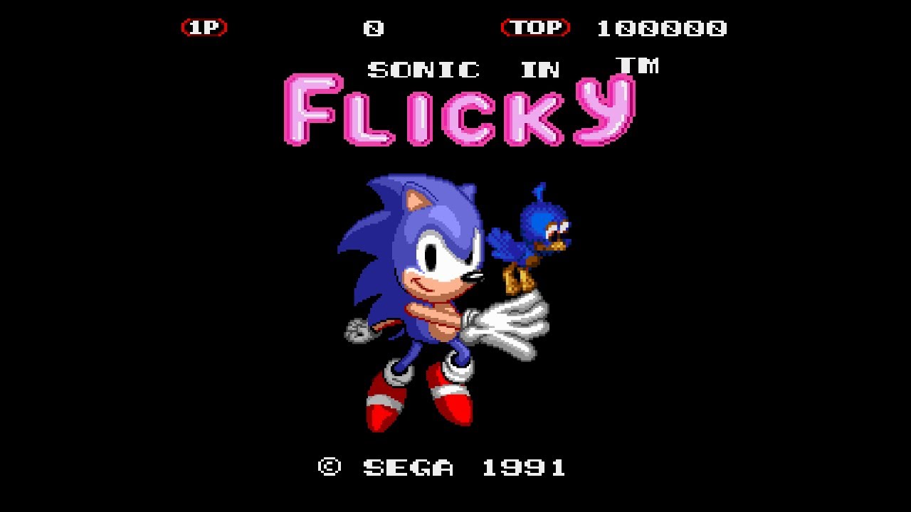 Sonic in Flicky ✪ Full Game (No Damage) Playthrough (1080p/60fps)
