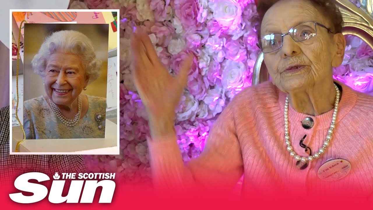 Edna celebrates 101st birthday amid 30,000 cards after care home appeal including one from The Queen