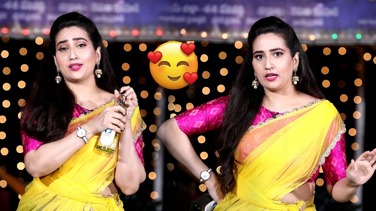 Anchor Manjusha GLAMOROUS Video | Sridevi Soda Center Movie Team Chit Chat | Anchor Manjusha Videos