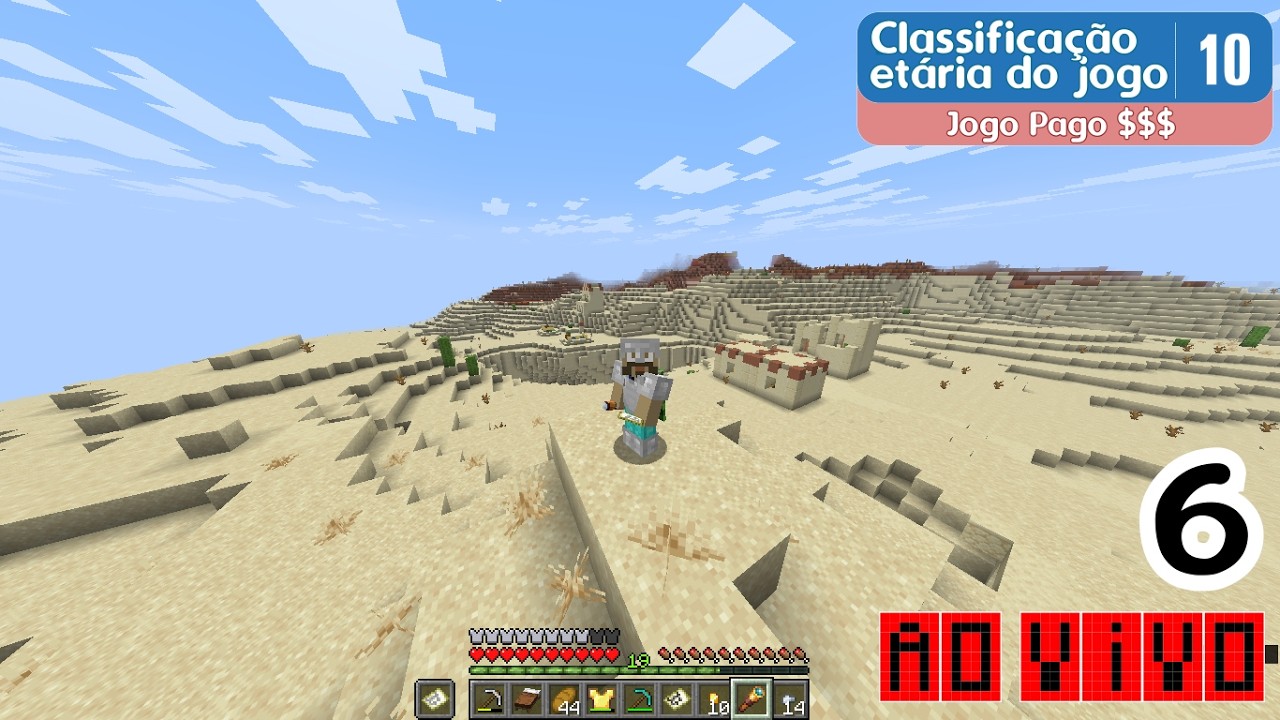 (Ep 6) Me aventurando no MInecraft Sobrevivência
