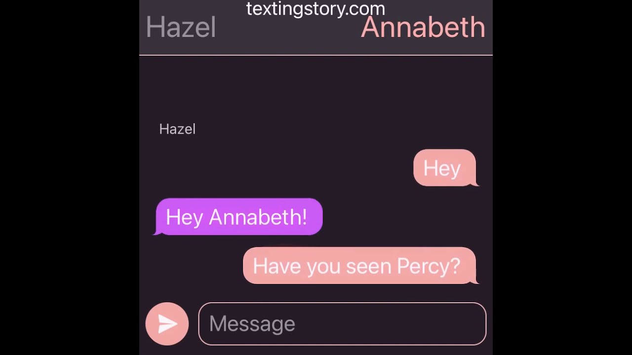 Percy Jackson Text Story (part 1)