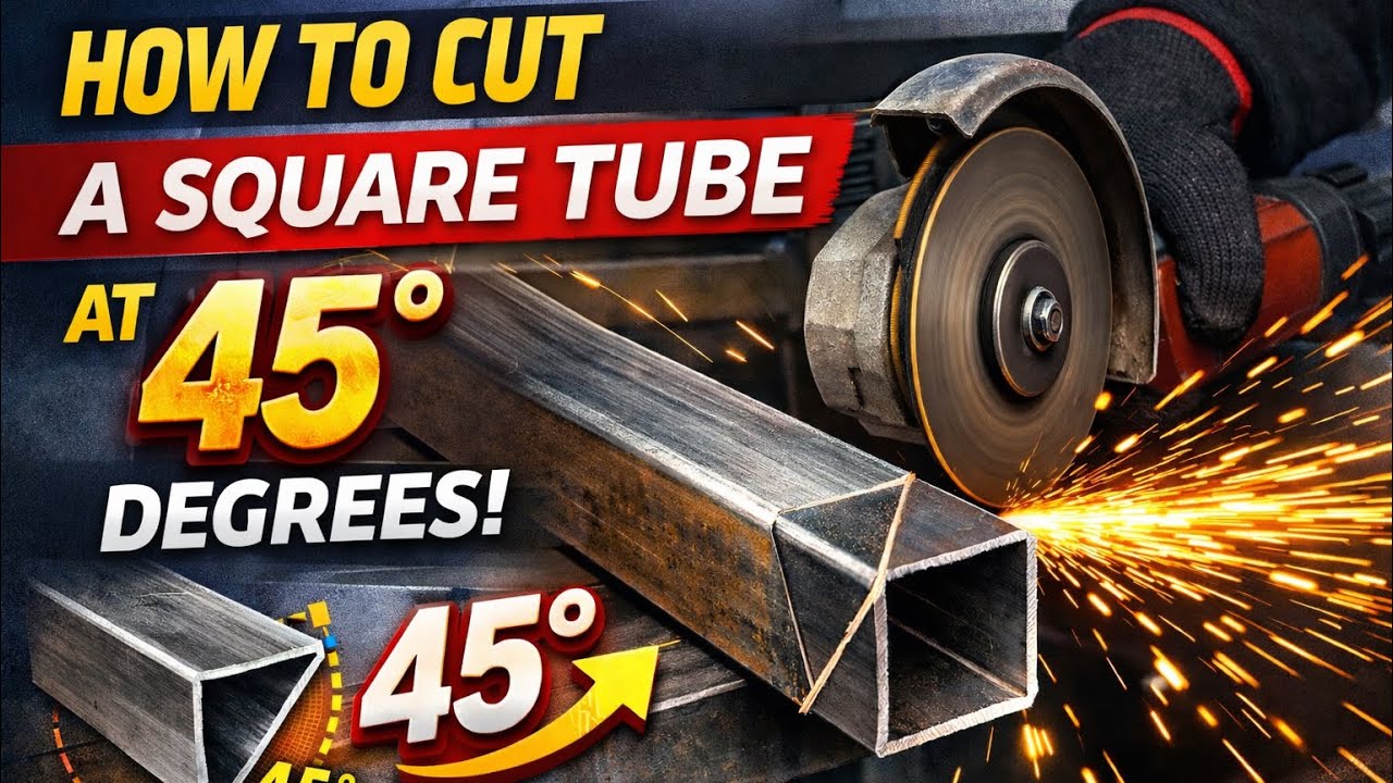 Easy way to cut straight at 45 degrees