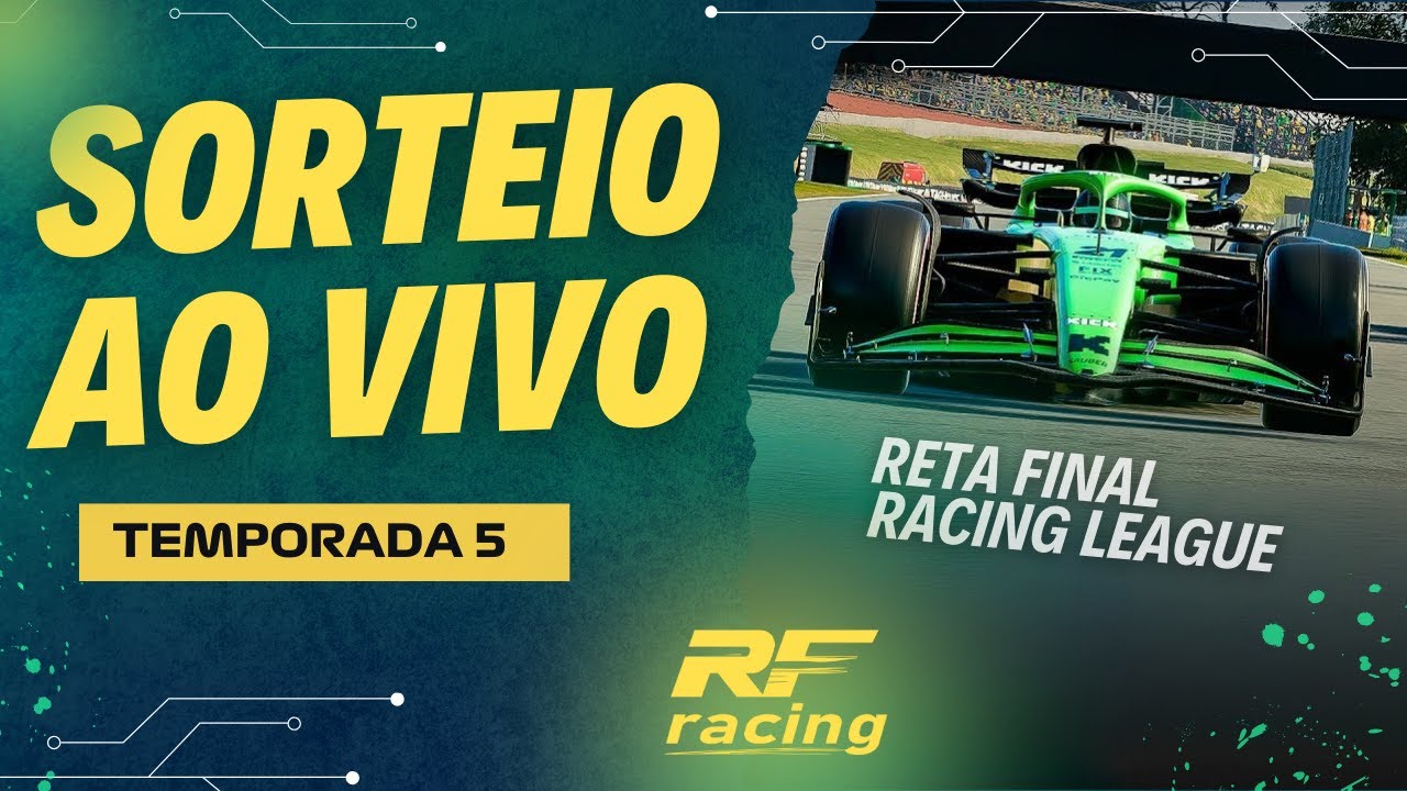 🔴 F1 25 AO VIVO - SEM CORRIDA - SORTEIO SERIES DE PILOTOS TEMPORADA 5 - RETA FINAL RACING LEAGUE
