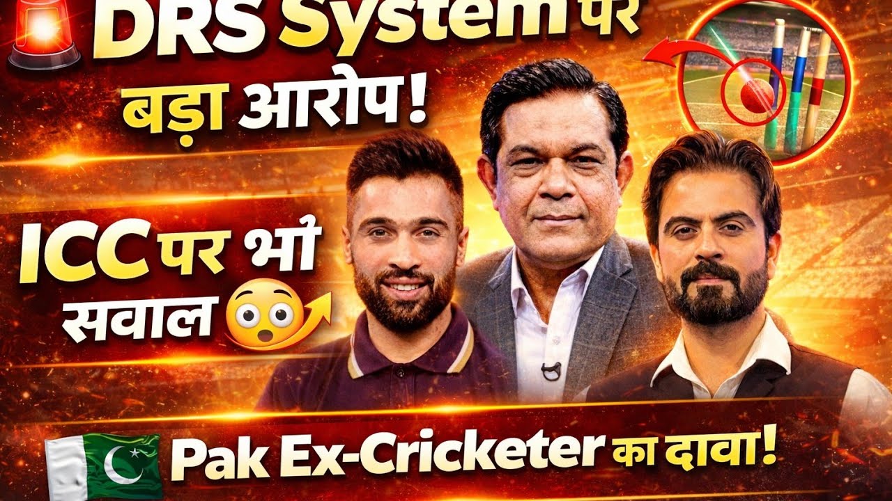 DRS Syetem manual है! अब पाकिस्तानी Ex क्रिकेटर DRS system के ऊपर लगाया आरोप