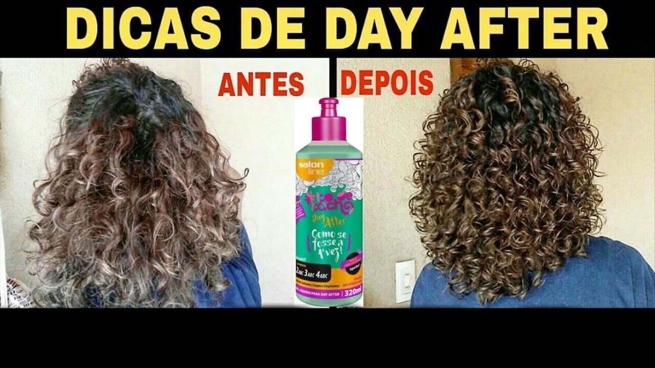 COMO REVITALIZAR OS CACHOS NO DAY AFTER + DICAS | Gel de Day After da Salon Line