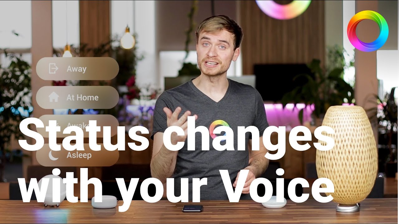 Set your status on Homey with simple voice commands via Google Home or Amazon Alexa