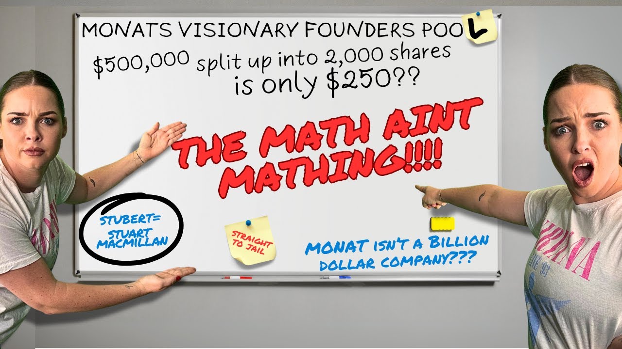 THE SAD TRUTH about MONAT'S 'FOUNDERS SHARES'