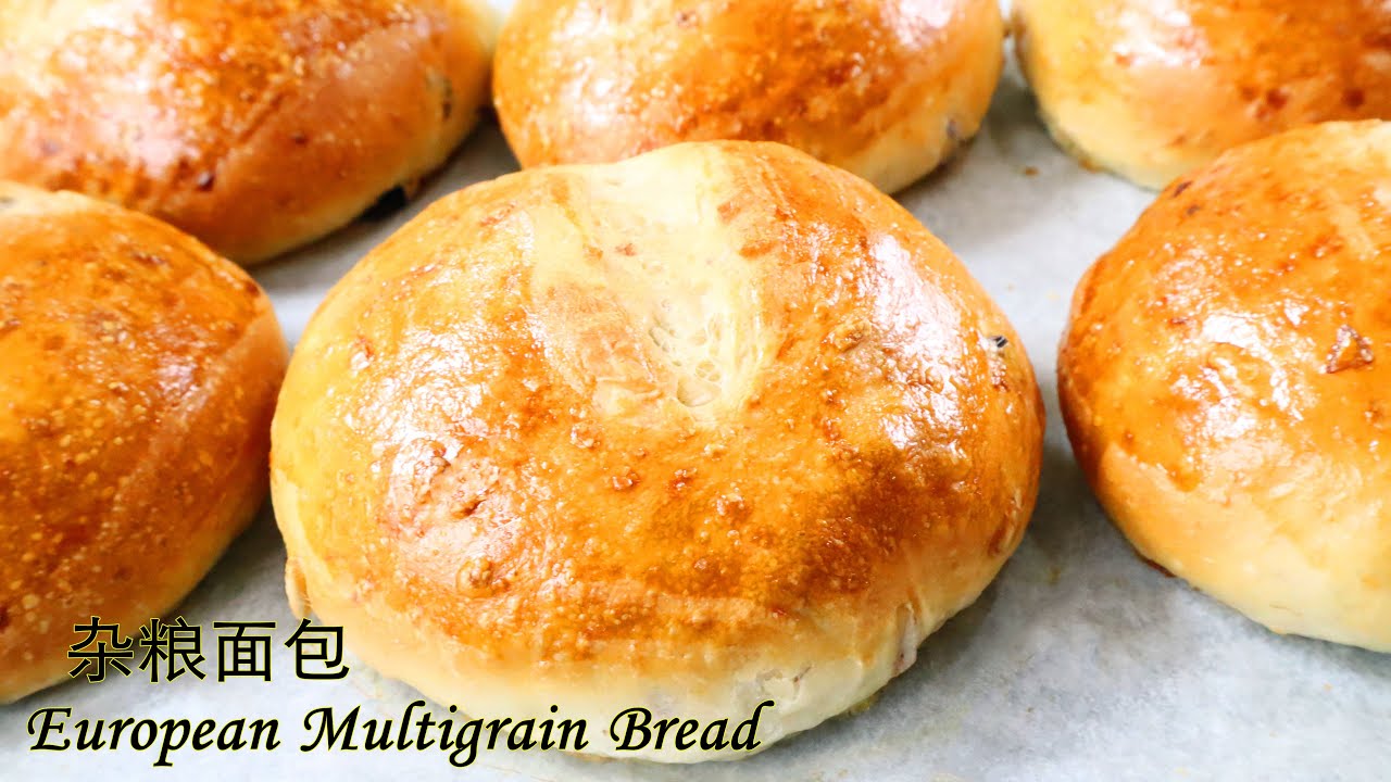 Mix flour & water is so amazing! No kneading No machine So Easy & Quick Multigrain Bread  ▏Gabaomom
