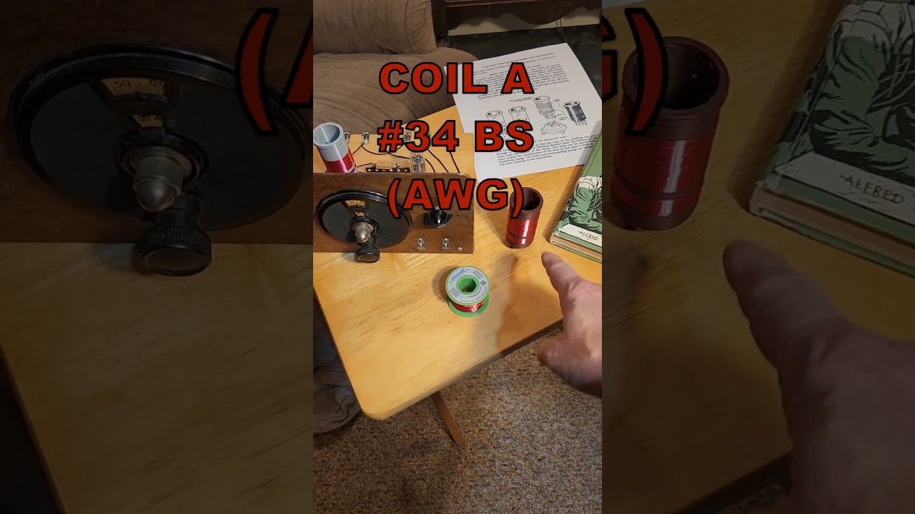 Can You Build Morgan Regen Coils? #projects #vintageradio #retroradio #regenerative radio