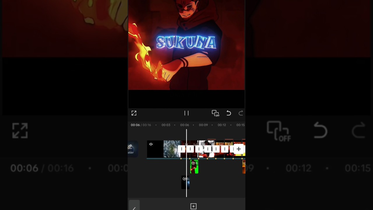 How to make fire anime edit on capcut #capcuttutorial #capcut #capcutamv #amv #sukuna