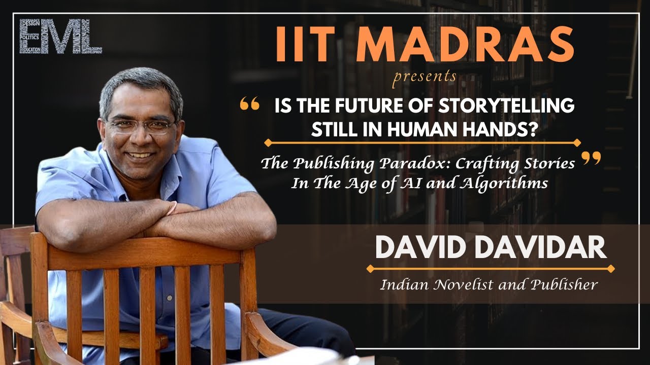 David Davidar live at IIT Madras | EML | #iit #literature #IndianNovelist #publishing #motivation