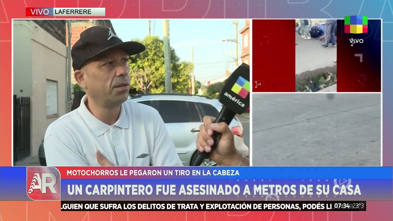 🔴 LAFERRERE: UN CARPINTERO DE 63 AÑOS FUE ASESINADO POR MOTOCHORROS