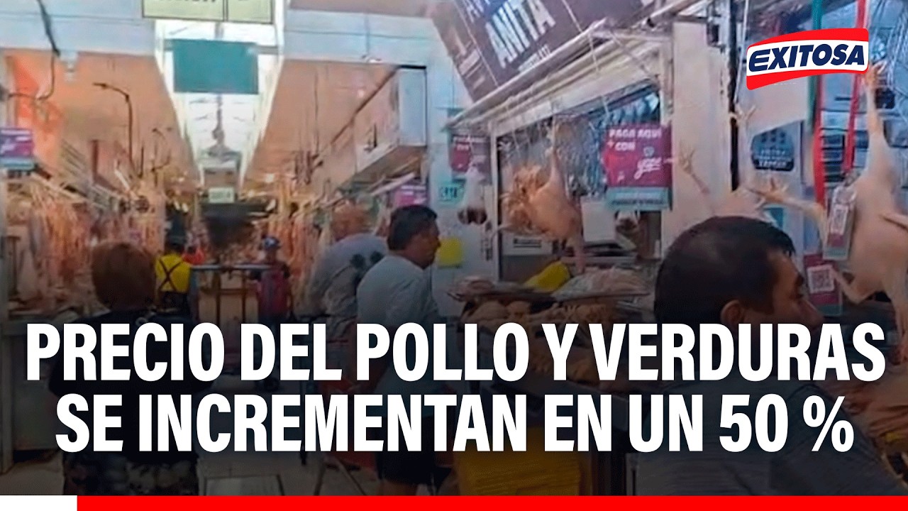 🔴🔵 Precio del pollo y verduras se incrementan en un 50 % en mercados tras crisis energética