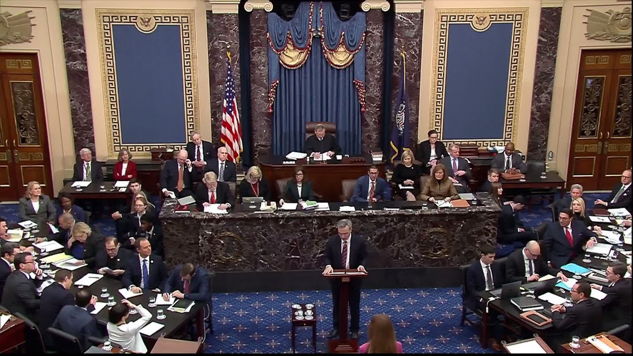 WATCH: Trump &lsquo;did absolutely nothing wrong,&rsquo; White House lawyer argues | Trump impeachment trial