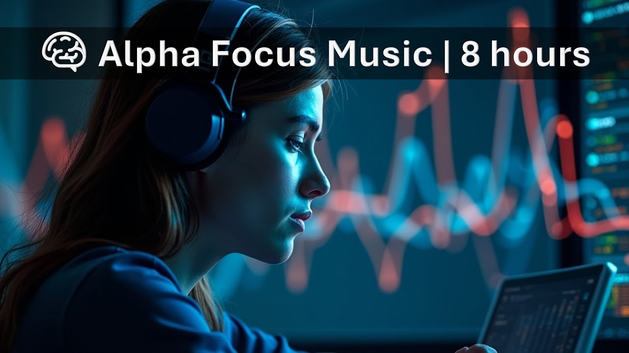 No Ads | 🧠 Alpha Focus Music | 8 hours | 14.1