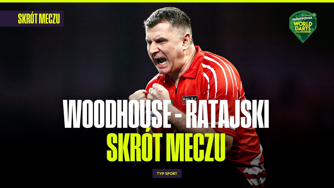 RATAJSKI, RATAJSKI, RATAJSKI! POLAK W ĆWIERĆFINALE! SKRÓT MECZU Z WOODHOUSE'EM, TERAZ LITTLER!