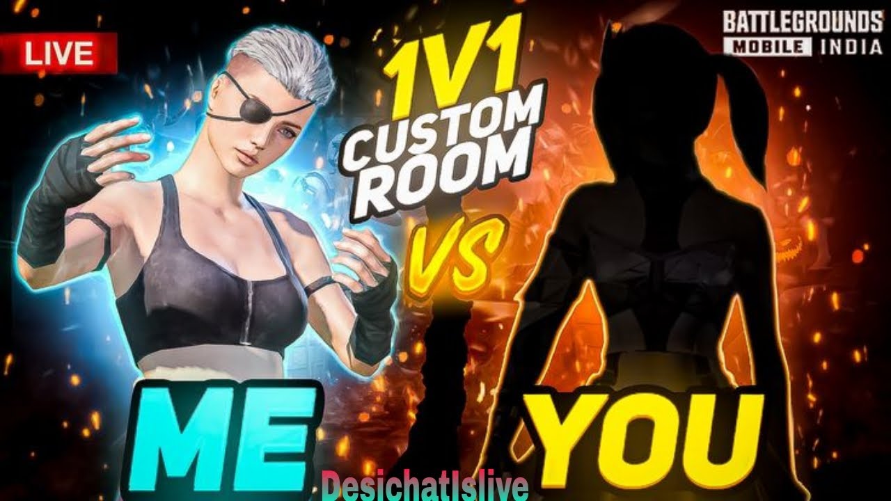 Live streaming of DesiChatLive  1v1 room aaja ho aaj hoga mhamukbla #bgmi