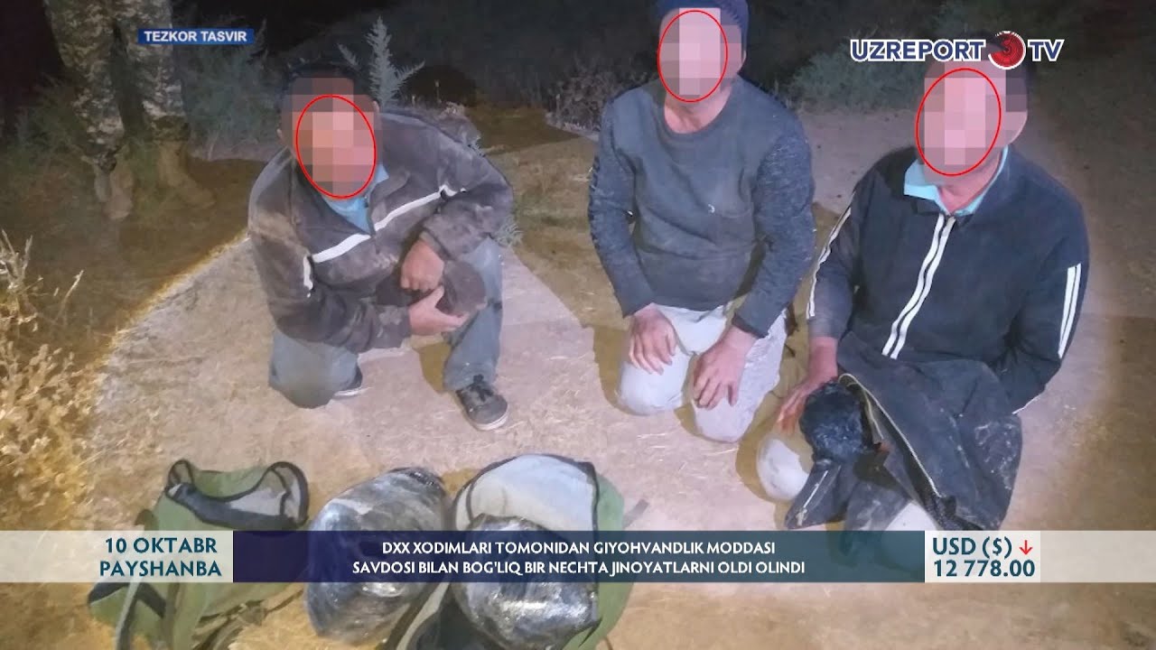 DXX xodimlari tomonidan giyohvandlik moddasi savdosi bilan bog‘liq bir nechta jinoyatlar oldi olindi