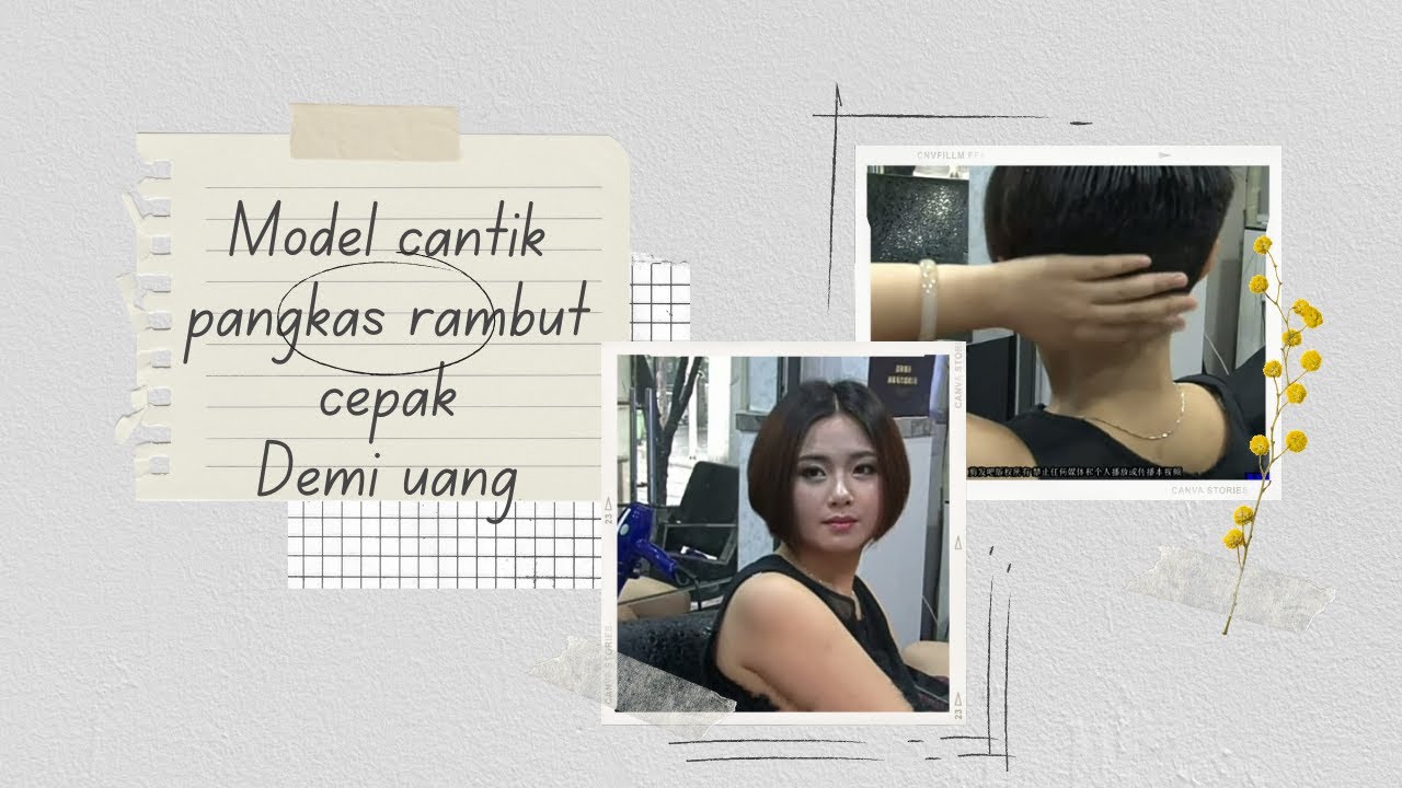 MODEL CANTIK PANGKAS RAMBUT CEPAK BONDOL DEMI UANG