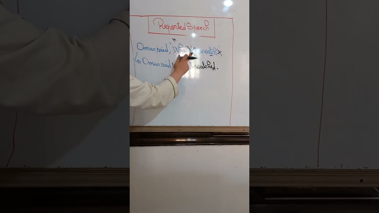 Direct and indirect شرح مبسط لجميع الشعب