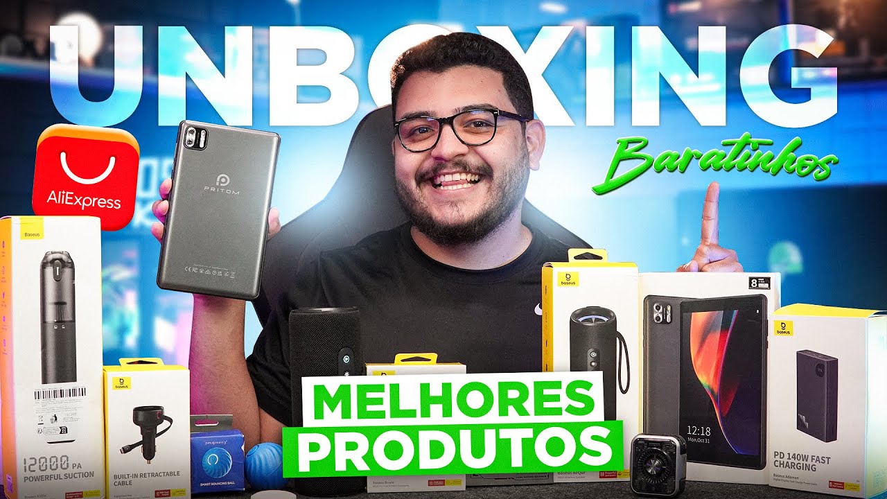 MELHORES produtos do ALIEXPRESS Choice - Super UNBOXING de 7 produtos e mais 2 ganhadores