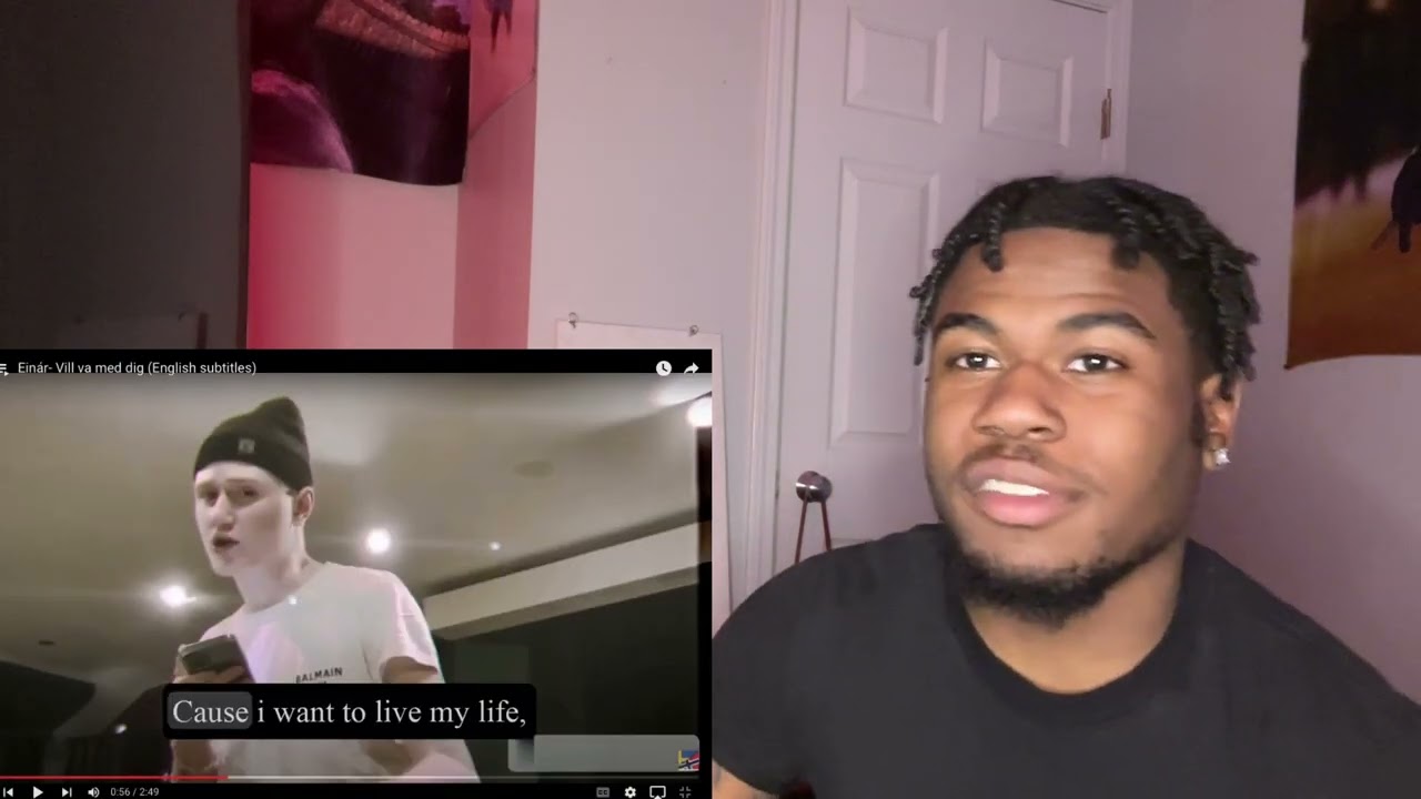 Einár - Vill va med dig (English subtitles) (((*SWEDISH* RAP REACTION)))