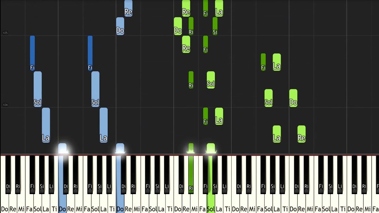 BanjoKazooie   Battle with Gruntilda - ピアノ（Synthesia）