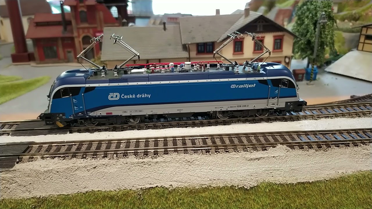 Elektrická lokomotiva Railjet 1216   ČD model HO, zvuk Roco 70488
