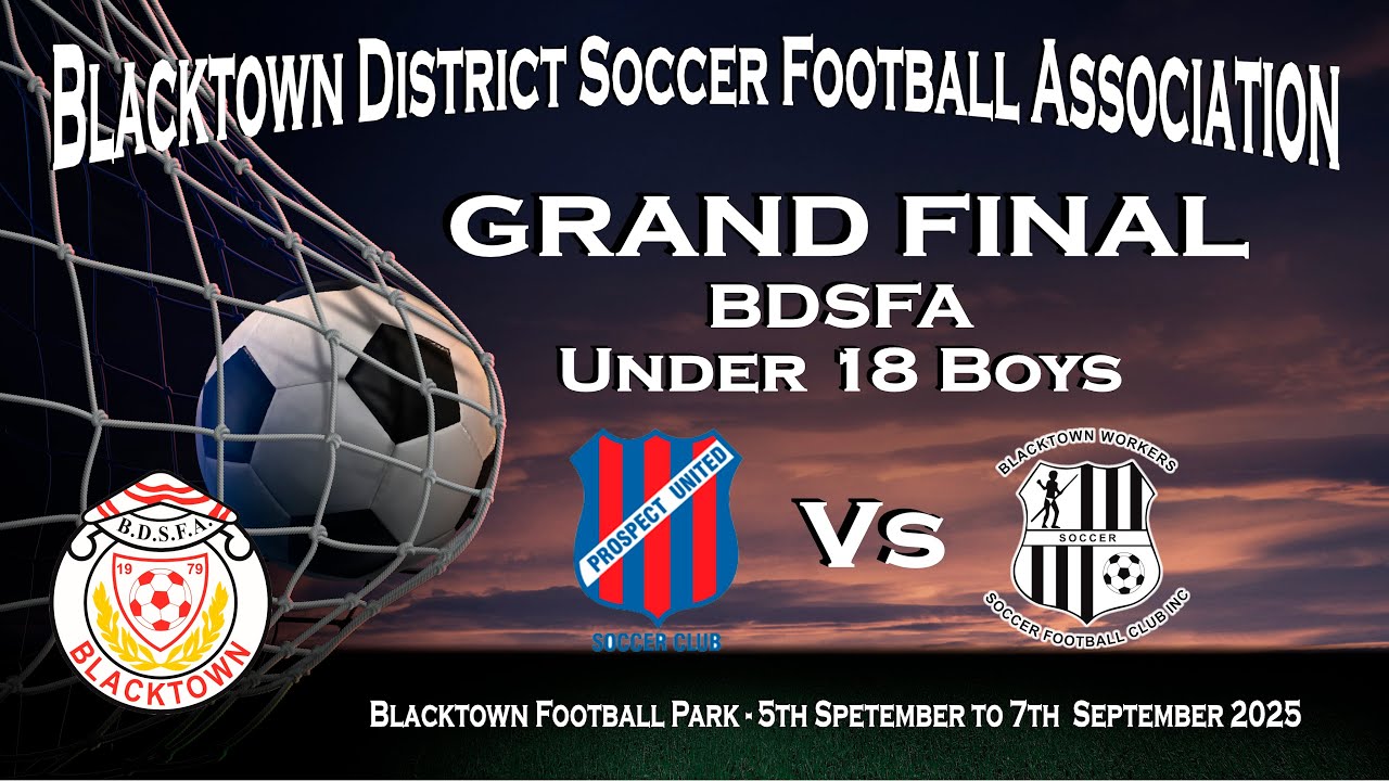 Saturday 2025 BDSFA Grand Final Under 18 Boys