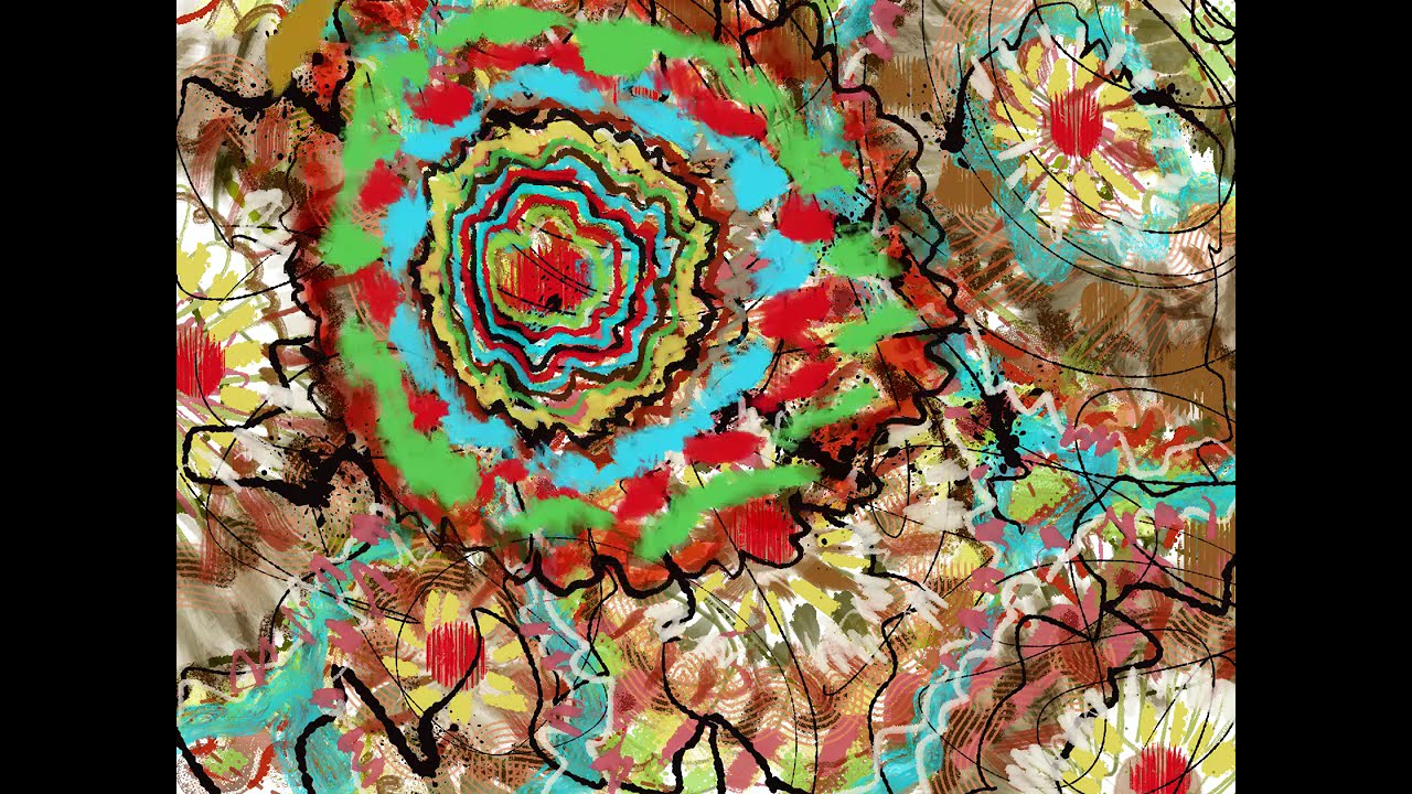 Procreate Time Lapse iPad Art Play Bear Flowers