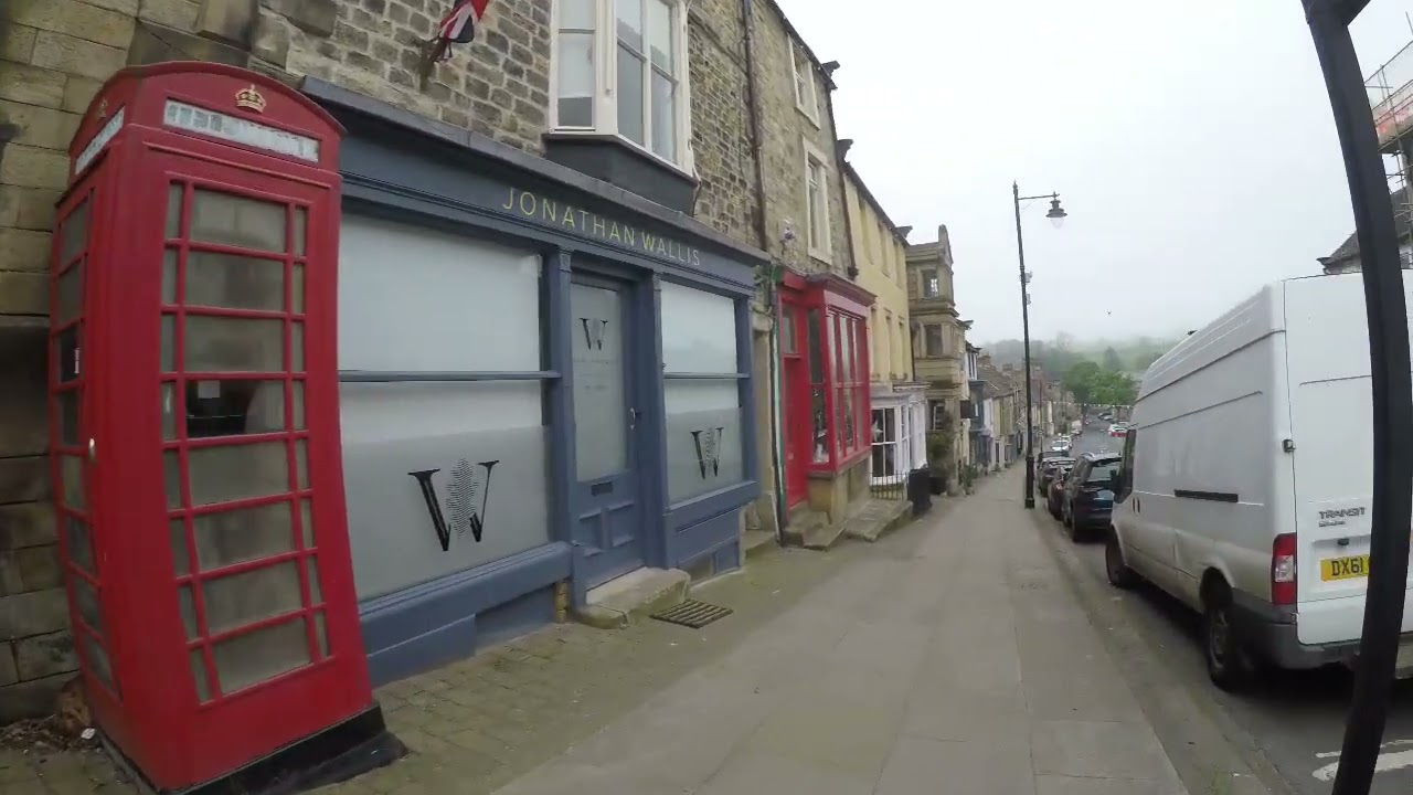 Barnard Castle town centre and riverside, County Durham