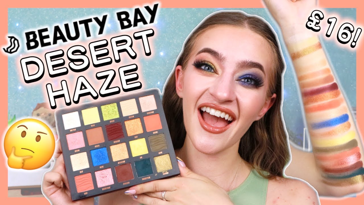 The NEW Beauty Bay Desert Haze Eyeshadow Reviewed!! (2 looks and swatches!)