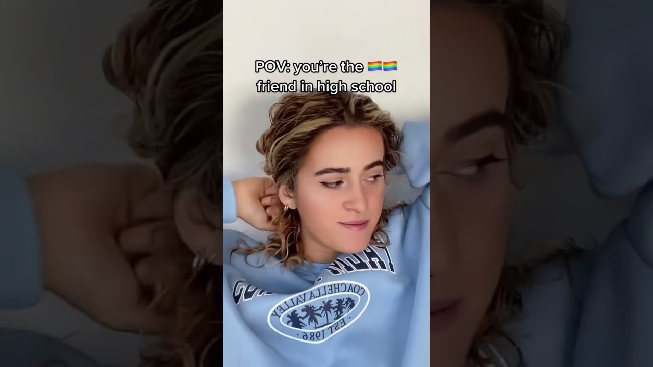 POV you&rsquo;re gay at high school #wlw #lesbian #gayjokes #gayhumour #lgbt #comingout #lesbianchristmas