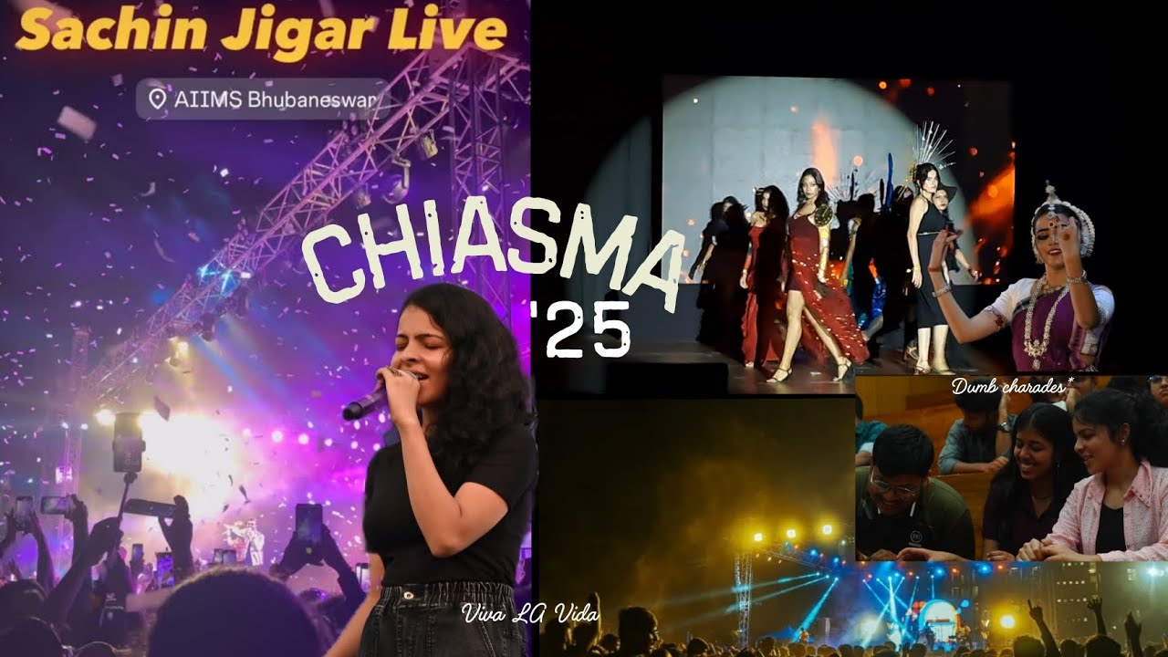 A Week in AIIMS Bhubaneswar 🐳 || CHIASMA '25   Vlog* || Annual Fest AIIMS ✨️