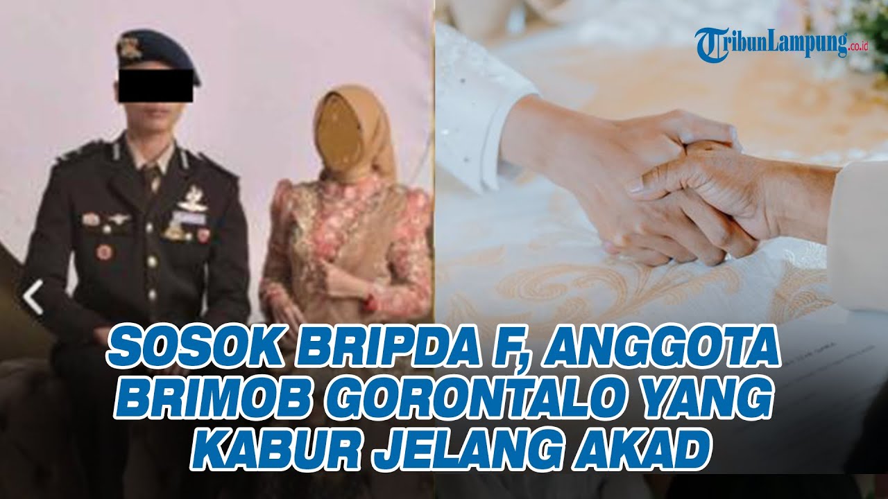 SOSOK Bripda F, Anggota Brimob Gorontalo yang Kabur Jelang Akad, Ibu Mempelai Sampai Pingsan