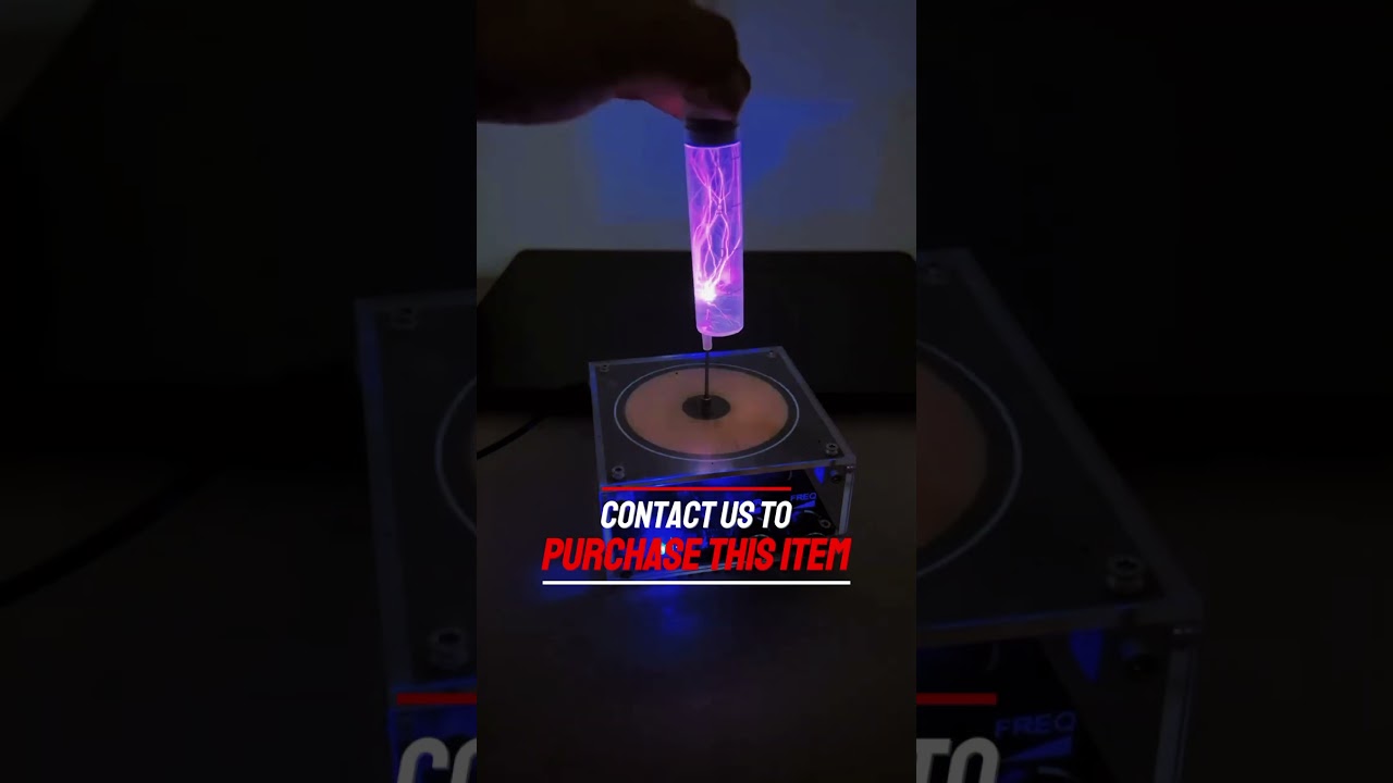 Joytech Bluetooth Tesla Coil Speaker: Wireless Plasma Arc and Music Desktop Toy. #teslacoil #shorts