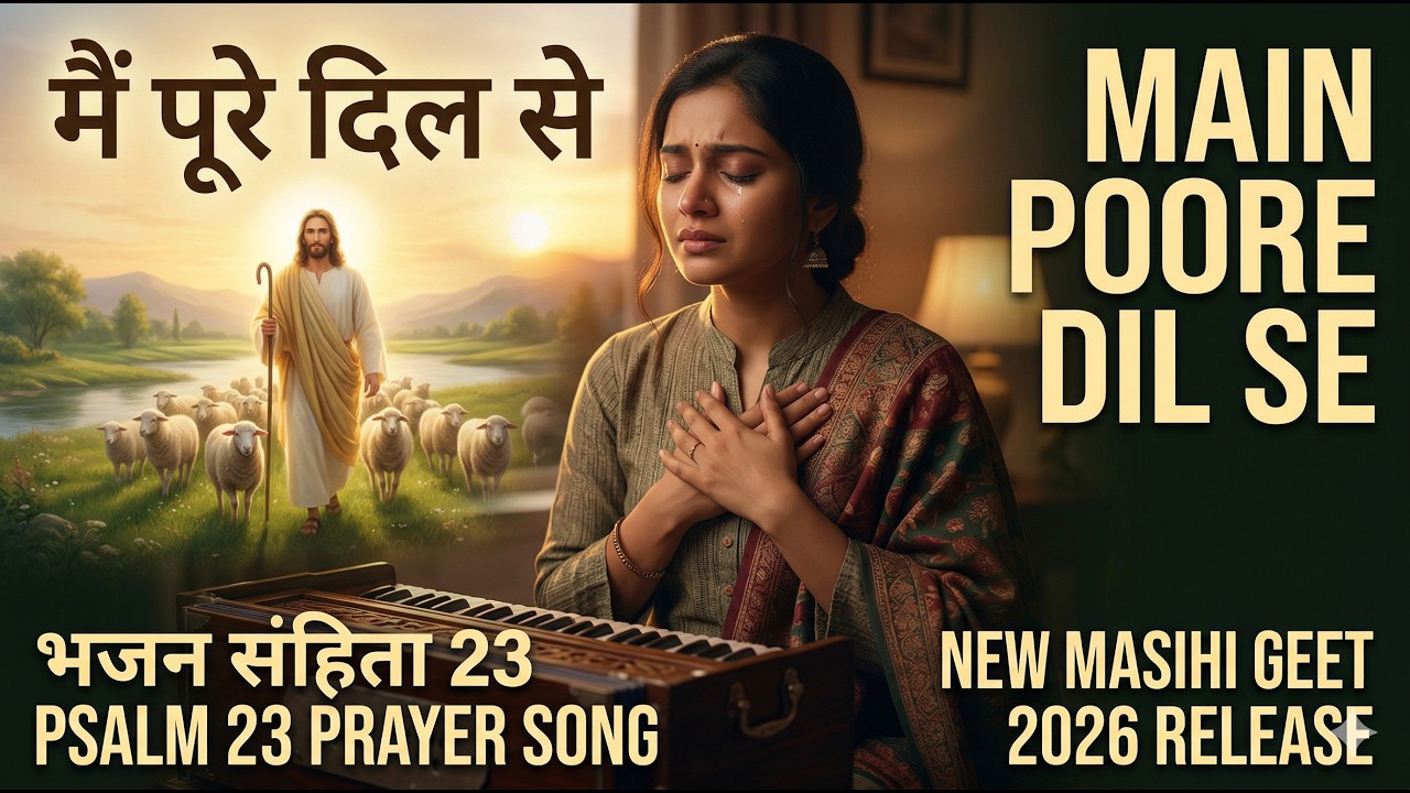 Main Poore Dil Se (Official Lyrical) | Psalm 23 Hindi Prayer Song| New Masihi Geet 2026