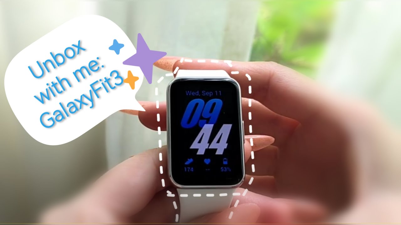 Aesthetic Unboxing | Samsung Galaxy Fit 3 white color band