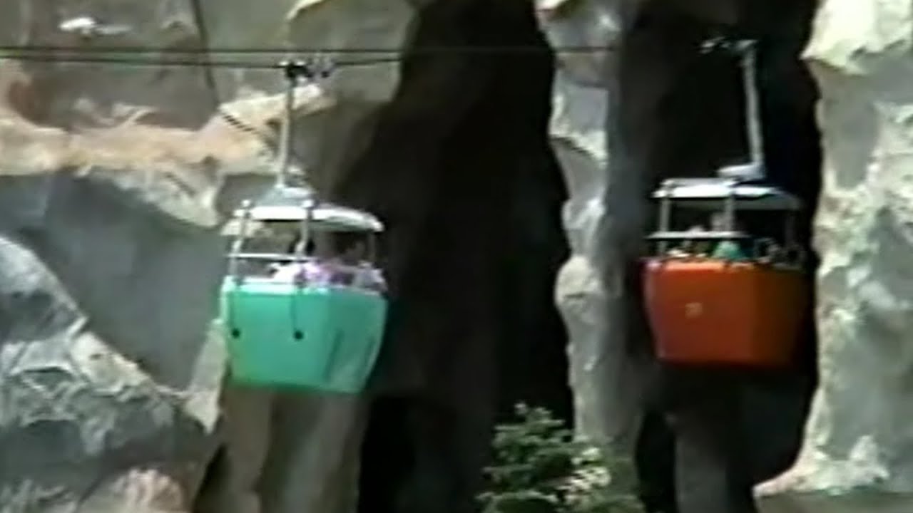 Disneyland Park in 1992! California. See the Skyway go through the Matterhorn and more.