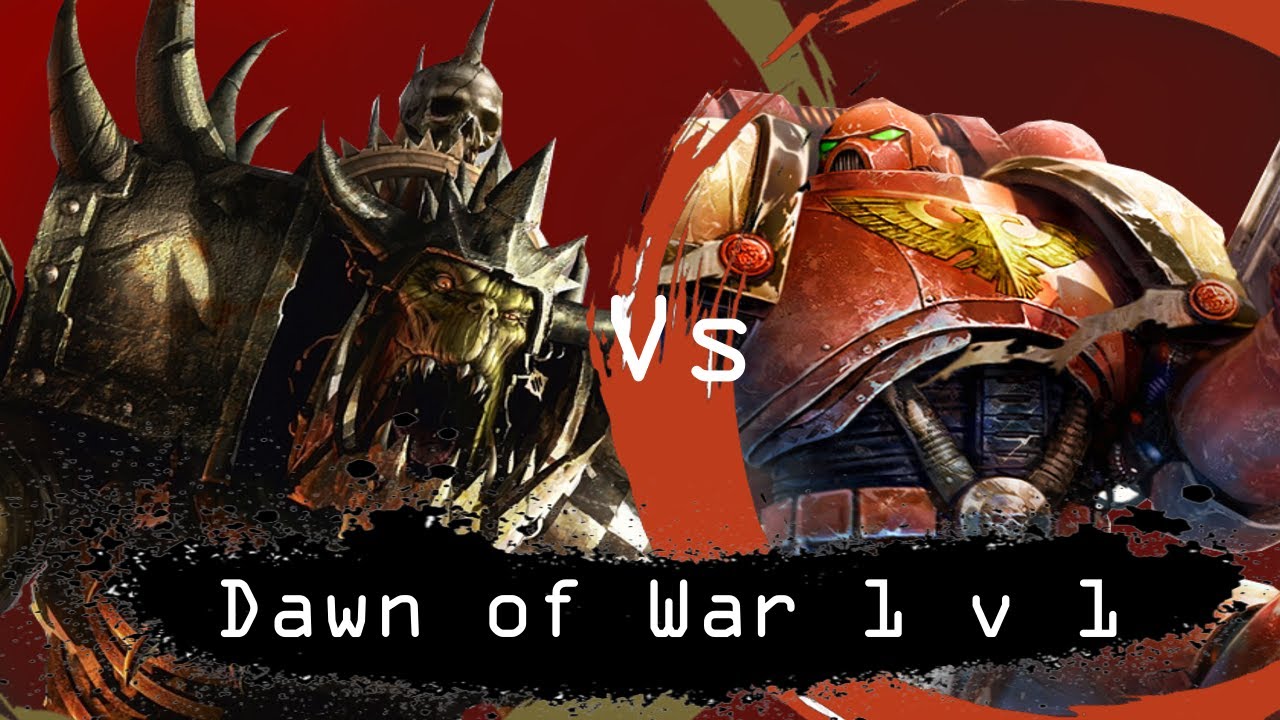 Dawn of War Soulstorm 1 v 1 Orks (DUMBASS) vs Space Marines (Smab)