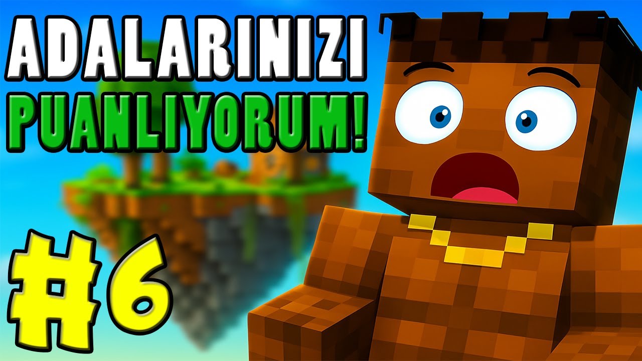 ADALARINIZI PUANLIYORUM! #6 craftrise-skyblock
