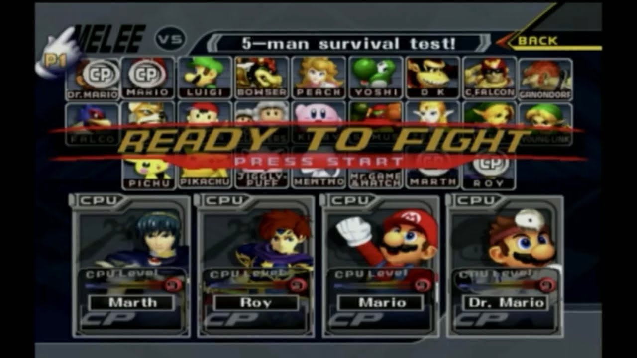 Super Smash Bros. Melee - Final Destination (Elimination Tournament)