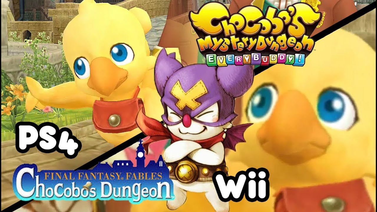 Comparison - Chocobo's Mystery Dungeon (PS4) VS Final Fantasy Fables (Wii)