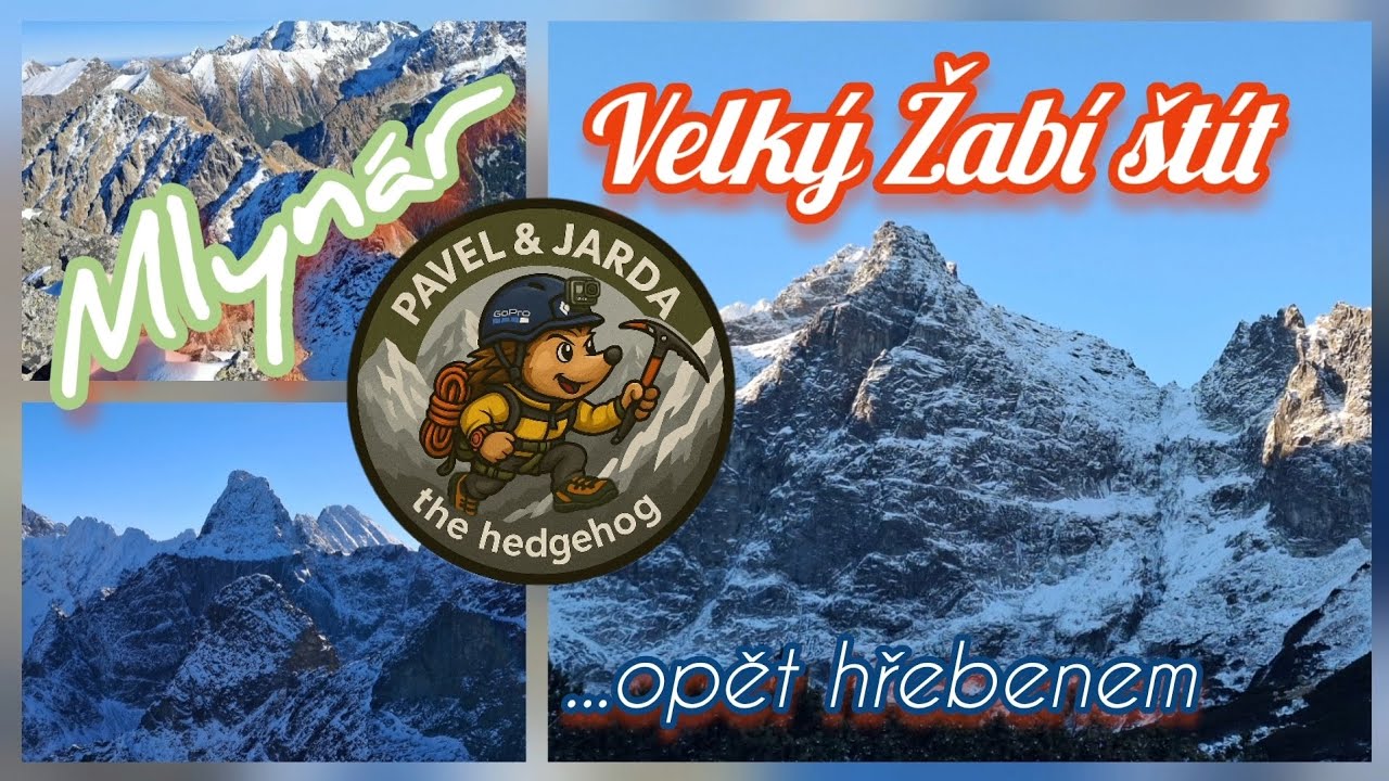 Vysoké Tatry - Bielovodská dolina - hřeben z Velkého Žabího štítu na Mlynára 