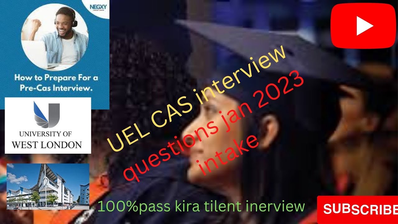 University of East London Cas interview question  and answer jan 2023 / CAS interview question