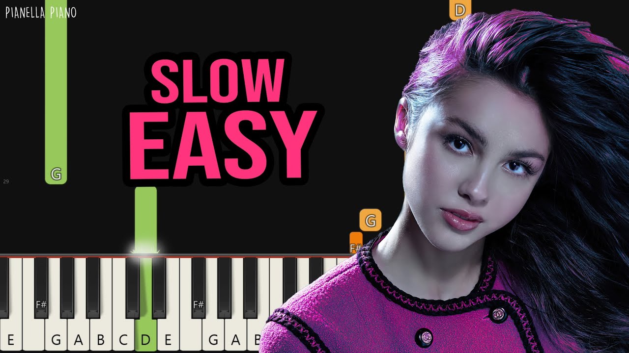 Olivia Rodrigo - Logical | SLOW EASY Piano Tutorial by Pianella Piano